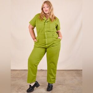 Big Bud Press Gross Green Short Sleeve Jumpsuit
